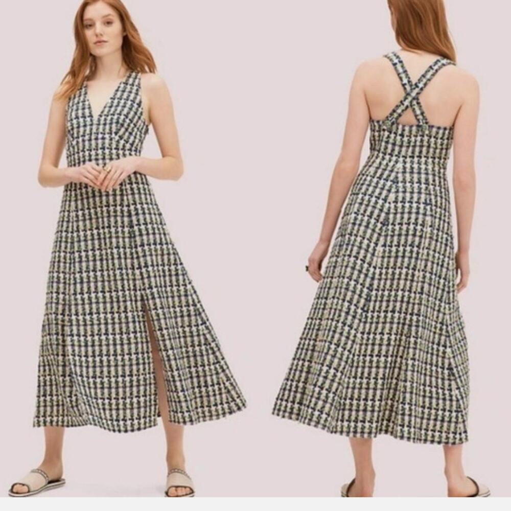 Kate spade green and blue tweed dress. Size 2 - Picture 6 of 6